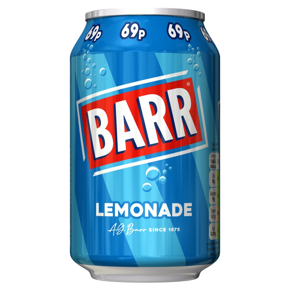 BARR Lemonade PM 69p 330ml