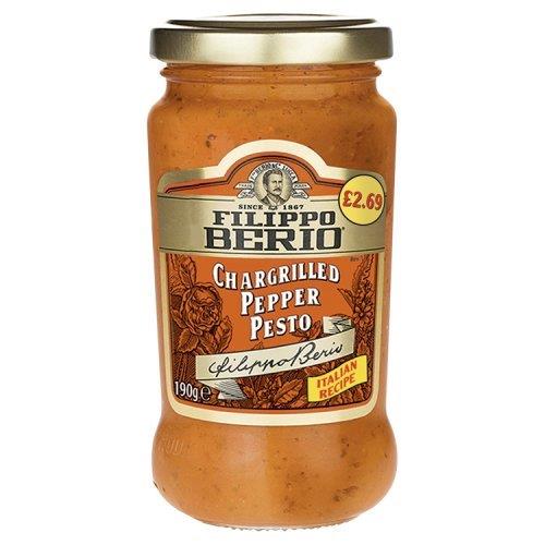 Filippo Berio Chargrilled Pepper Pesto PM £2.69 190g