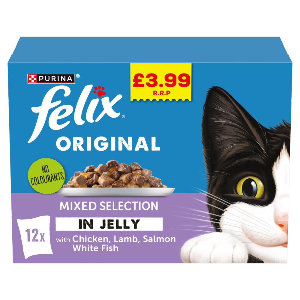 Felix OrigInal Mixed Selection In Jelly PM £3.99 (12 x 85g)
