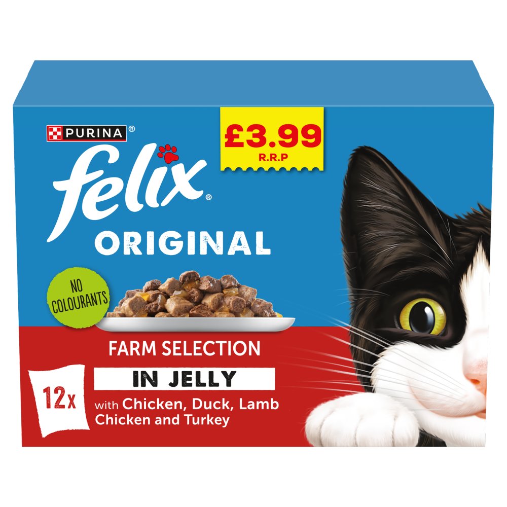 Felix Mixed Variety Farm Selection PM £3.99 (12 x 85g)