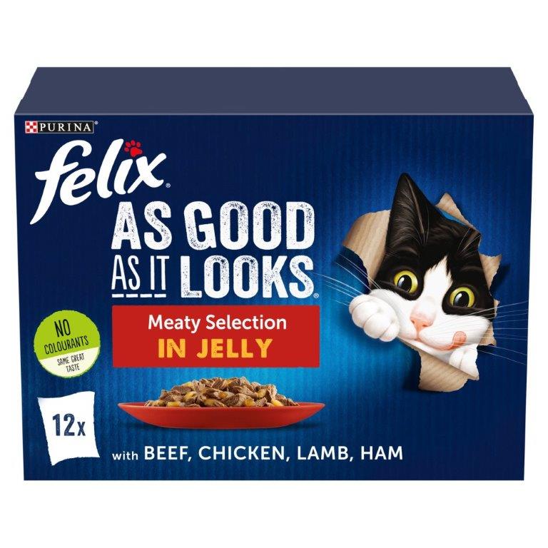 (Delist) Felix Grilled In Jelly Mixed Variety PM £4.75 (12 x 100g)