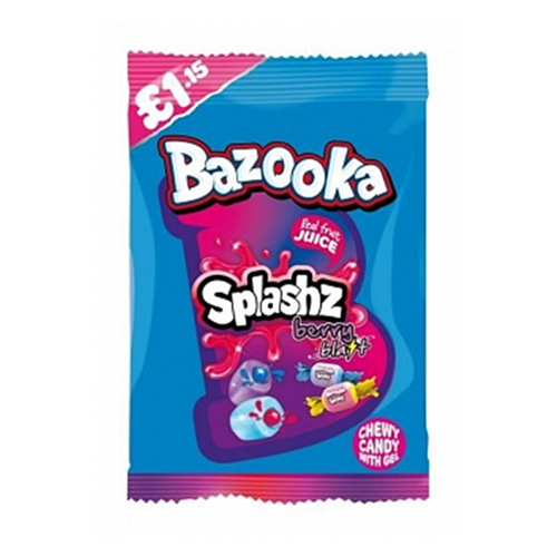 Bazooka Splashz Berry Blast PM £1.15 120g