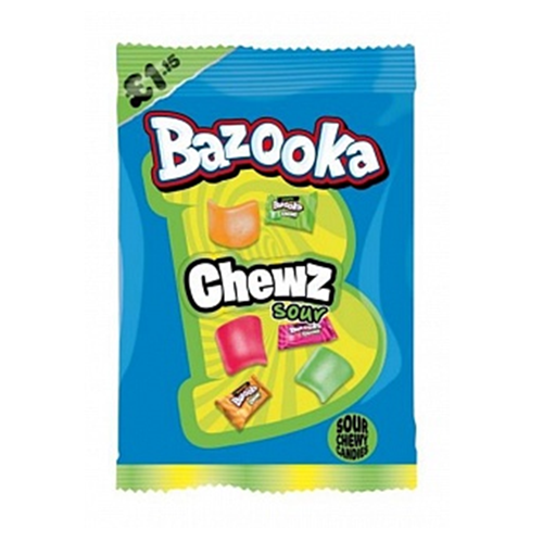 Bazooka Chews Sour PM £1.15 120g