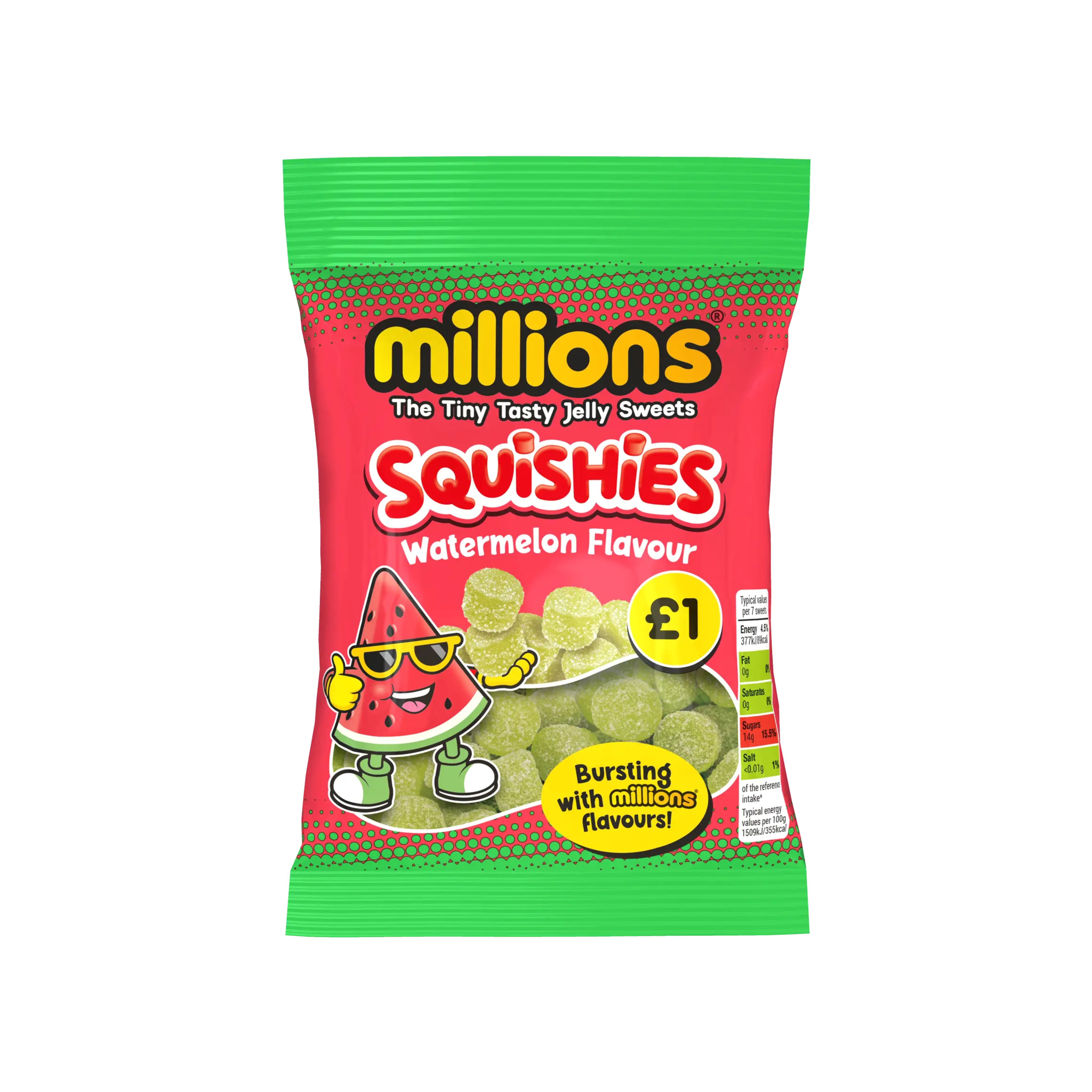 Millions Squishies Watermelon PM £1 100g