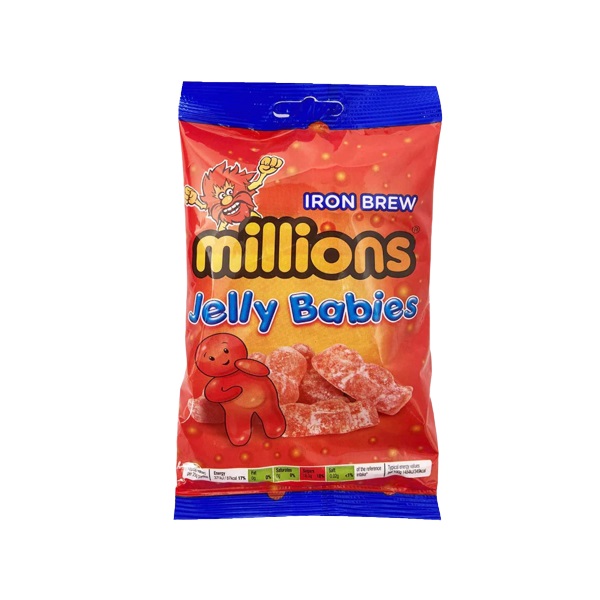 Millions Iron Brew Jelly Babies 150g