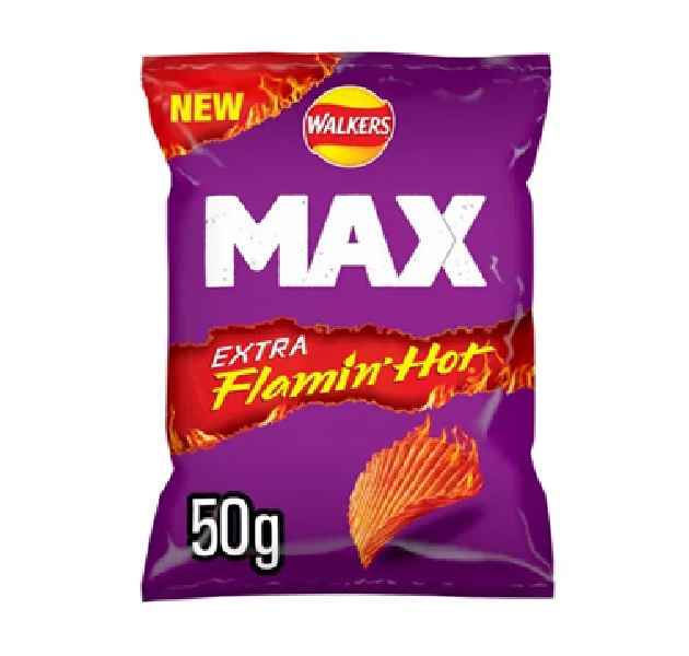 Walkers Max Flamin Hot 50g