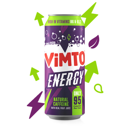 Vimto Energy Natural Caffeine & Real Fruit Juice PM £1 500ml