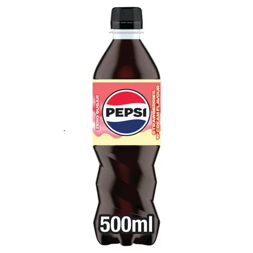 (DELIST) Pepsi Strawberry & Cream PET 500ml 