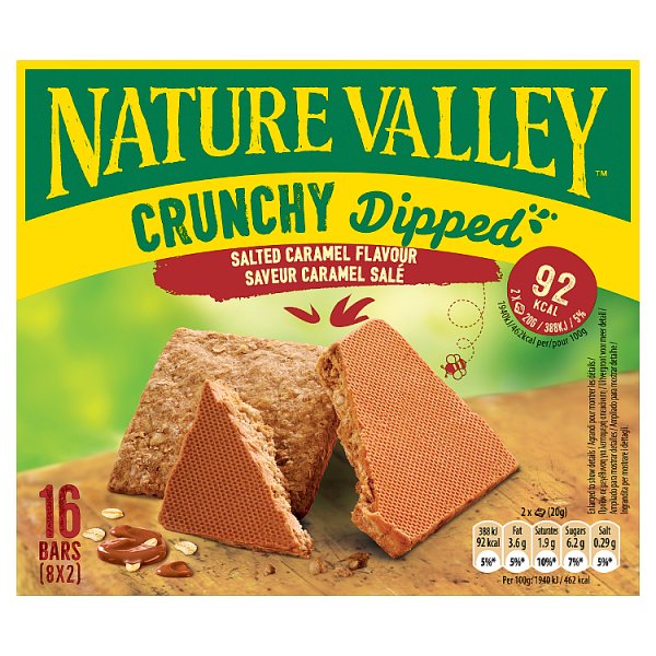 Nature Valley Crunchy Salted Caramel 8pk 160g (HS)