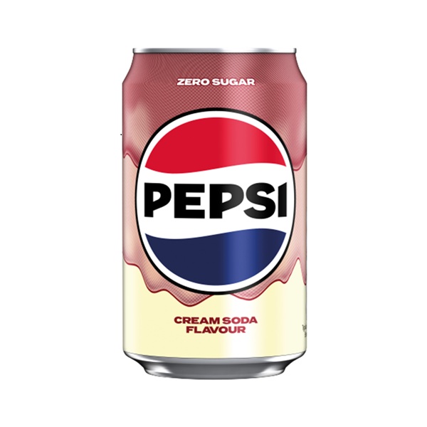 (DELIST) Pepsi Cream Soda Sugar Free Can 330ml NEW