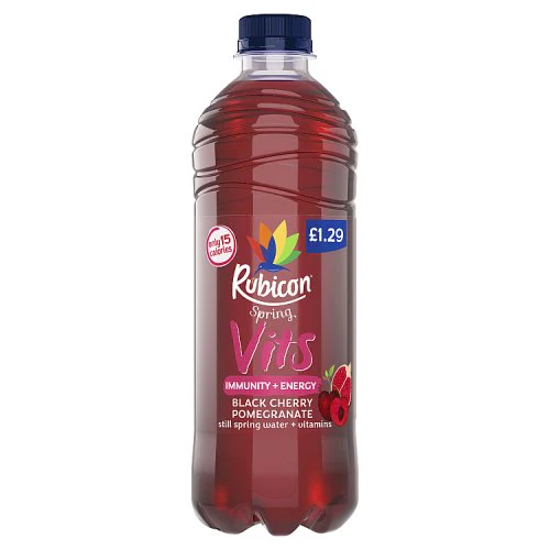 Rubicon Spring Still Vits Black Cherry Pomegranate 500ml £1.29