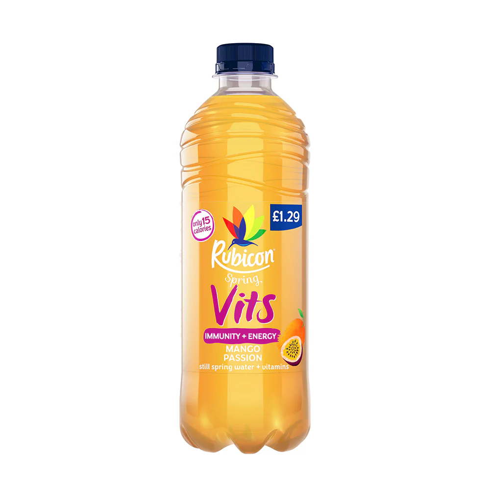 Rubicon Spring Still Vits Mango Passion 500ml £1.29