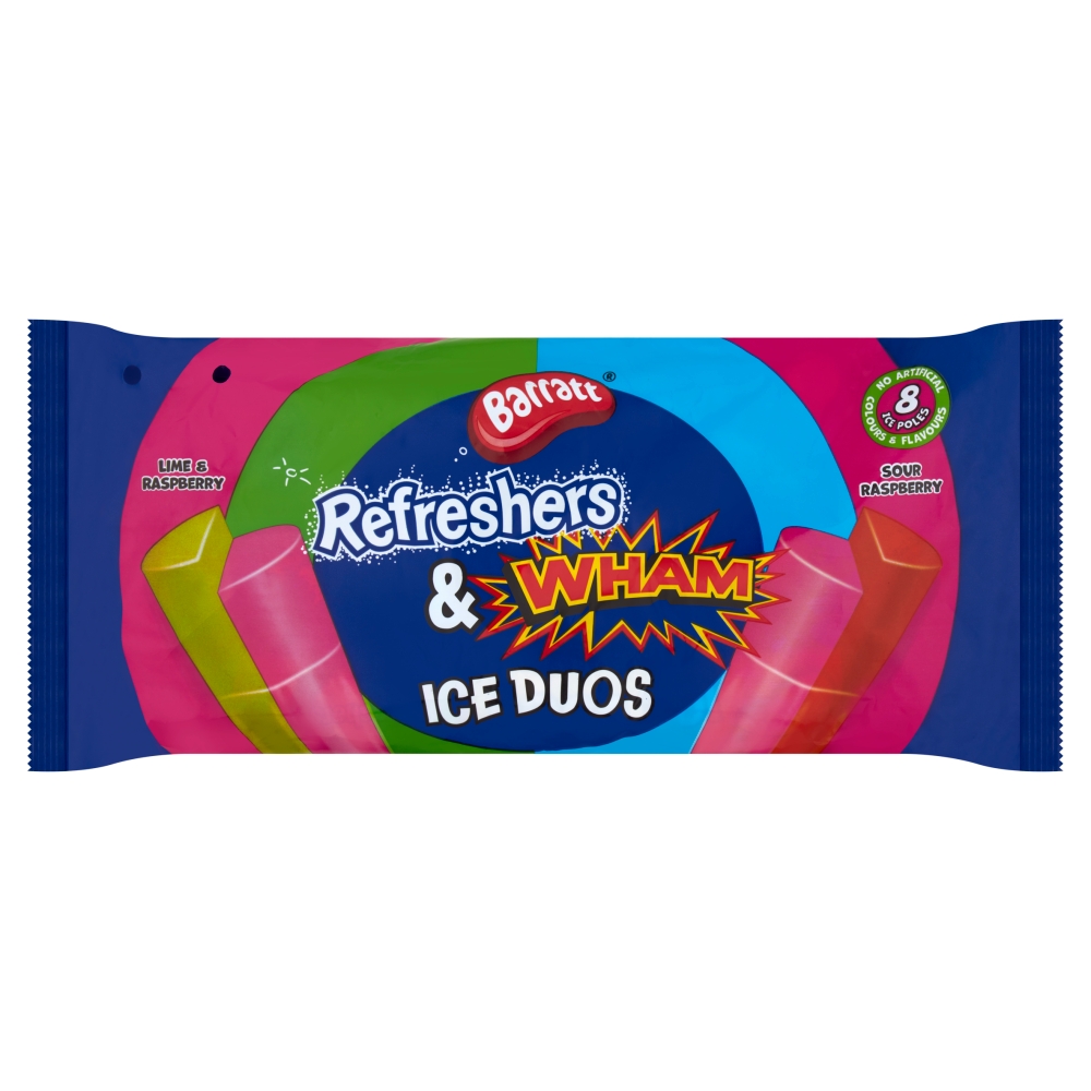 (Discontinued) Barratt Refreshers & Wham Ice Duos 640ml