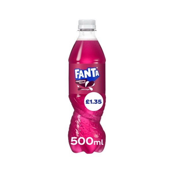 (DELIST) Fanta Raspberry Zero 500ml PM £1.35 