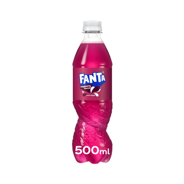 (DELIST) Fanta Raspberry Zero 500ml 