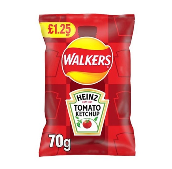 Walkers Heinz Tomato Ketchup 70g PM £1.35