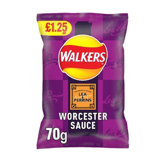 Walkers Lea & Perrins Worcester Sauce 70g PM £1.35