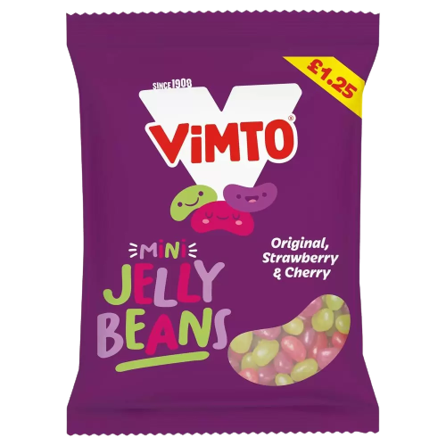 (Discontinued) Vimto Mini Jelly Beans Bag P £1.25 140g