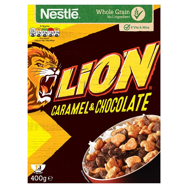 Nestle Lion Cereal Caramel & Chocolate 400g (HS)