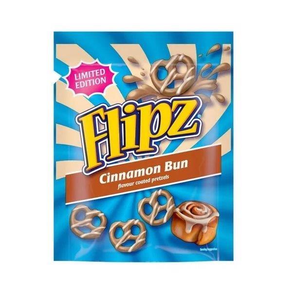 (DELIST)Flipz Pretzels Pouch Cinnamon Bun 90g  (HS)