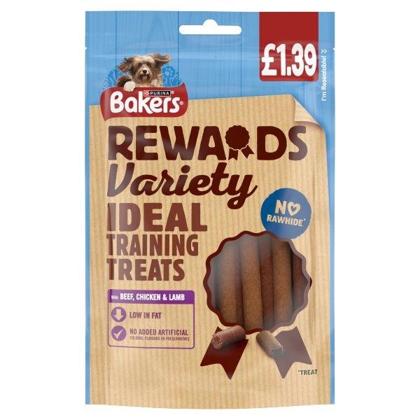 (DELIST) Bakers Dog Treats Rewards Variety PM £1.39 100g (HS)