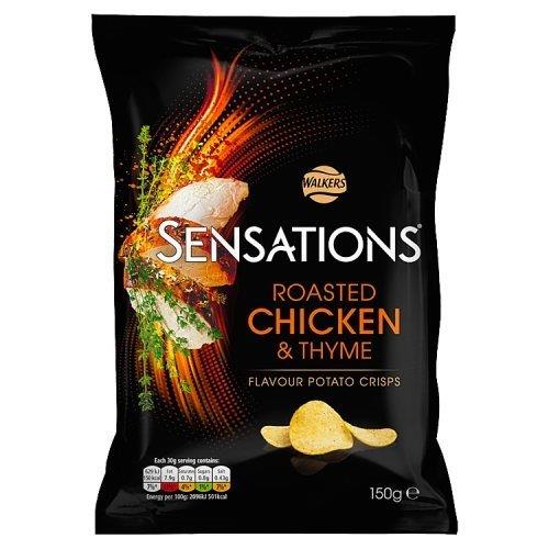 Walkers Sensations Roast Chicken & Thyme 150g (HS)