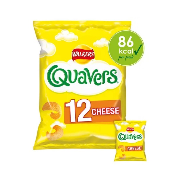 (DELIST) Walkers Quavers Cheese 12pk (12 x 16g) (HS)