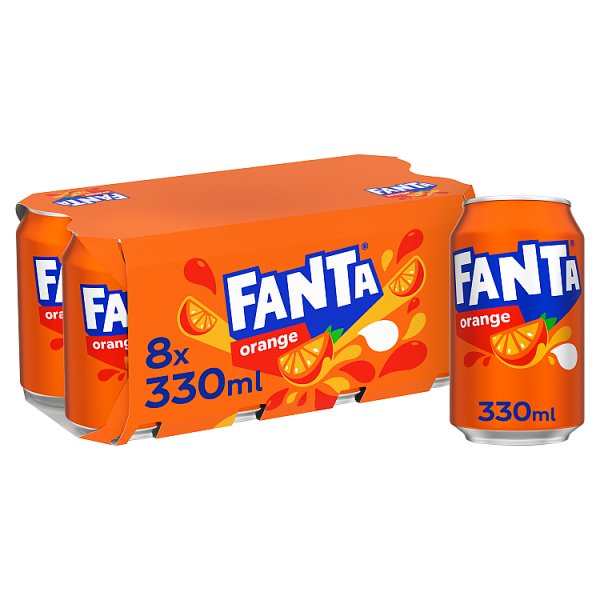 Fanta Orange 8pk (8 x 330ml) (HS)
