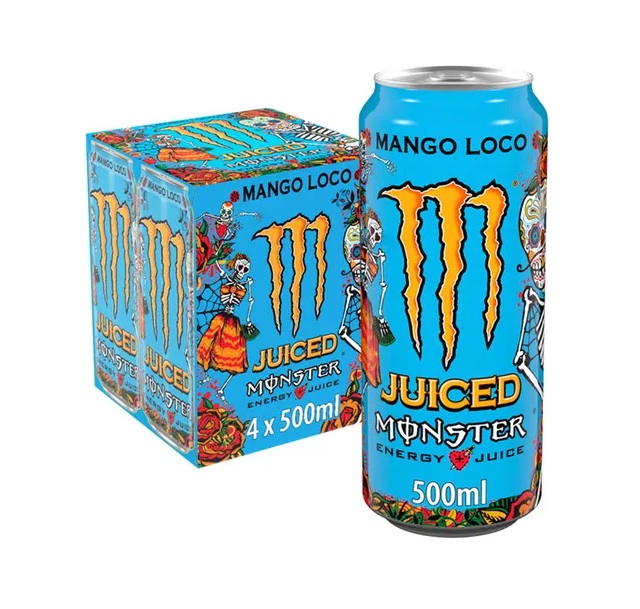 Monster Energy Juiced Mango Loco 4pk (4 x 500ml) (HS)