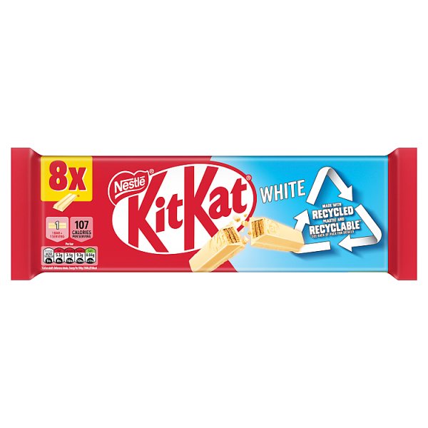 KitKat 2 Finger White 8pk (8 x 20.7g) (HS)