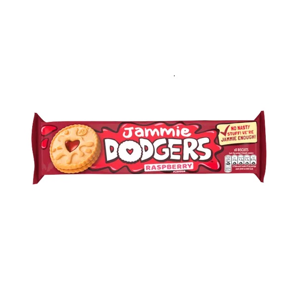 Jammie Dodgers 8 Biscuits Raspberry 140g (HS)