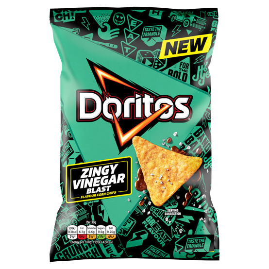 Doritos Zingy Salt Vinegar 70g PMP Ltd NEW