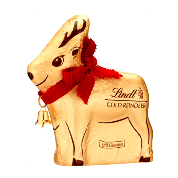 (DELIST) Lindt Gold Reindeer 100g