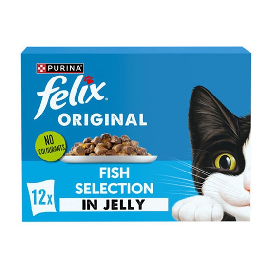 Felix Original Fish Selection In Jelly (12 x 85g)