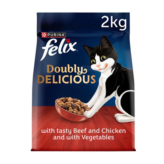 Felix Doubly Delicious Beef Chicken Vegetables 2kg