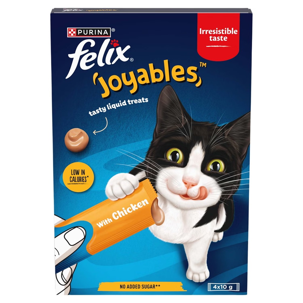 Felix Joyables Chicken Liquid Cat Treat (4 x10g)