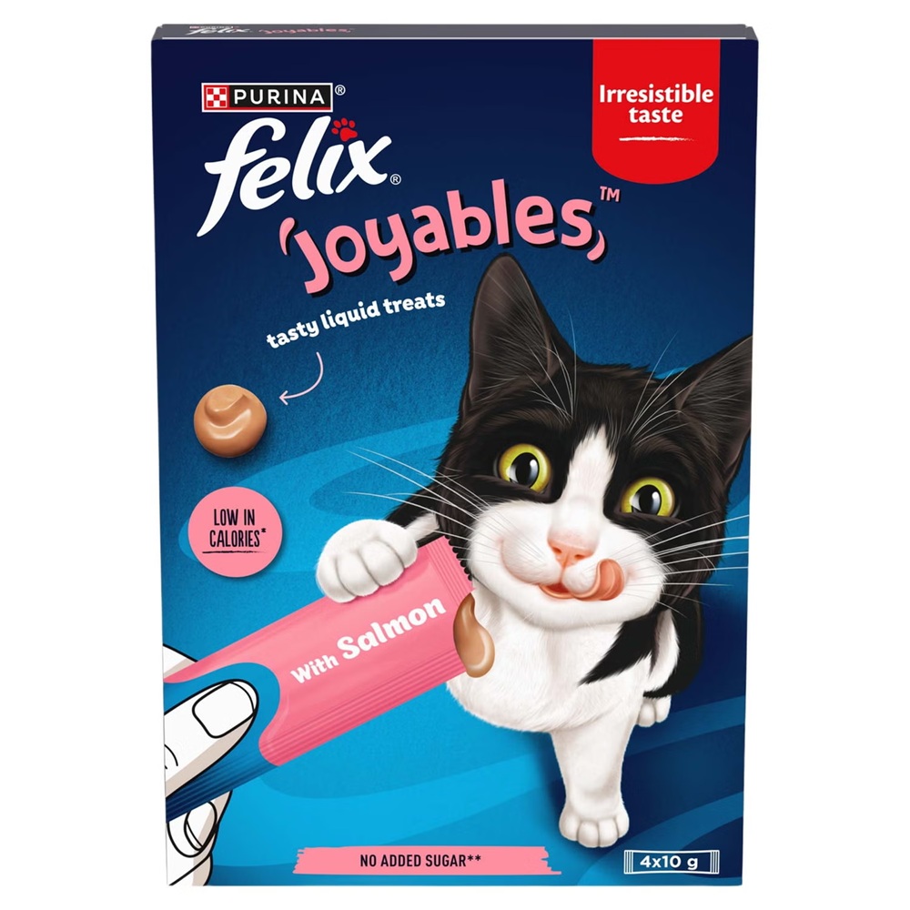 Felix Joyables Salmon Liquid Cat Treat (4 x10g)