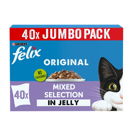 Felix Original Mixed Selection In Jelly (40 x 85g)