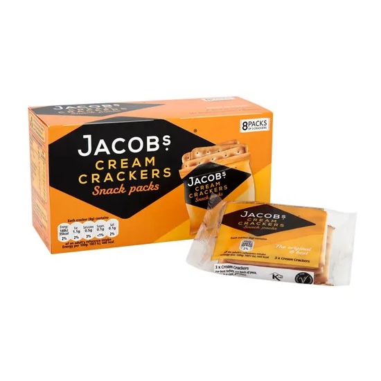 Jacobs Cream Cracker Snackpack 185g