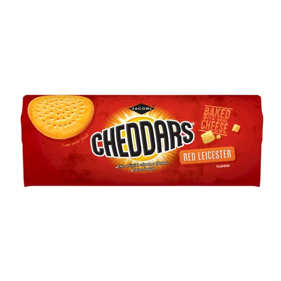 Jacobs Cheddars Red Leicester Flavour 150g