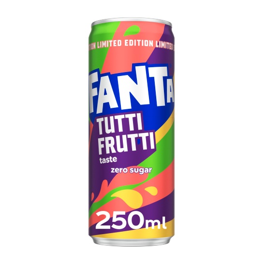 (Delist) Fanta Tutti Frutti Zero 250ml NEW Ltd