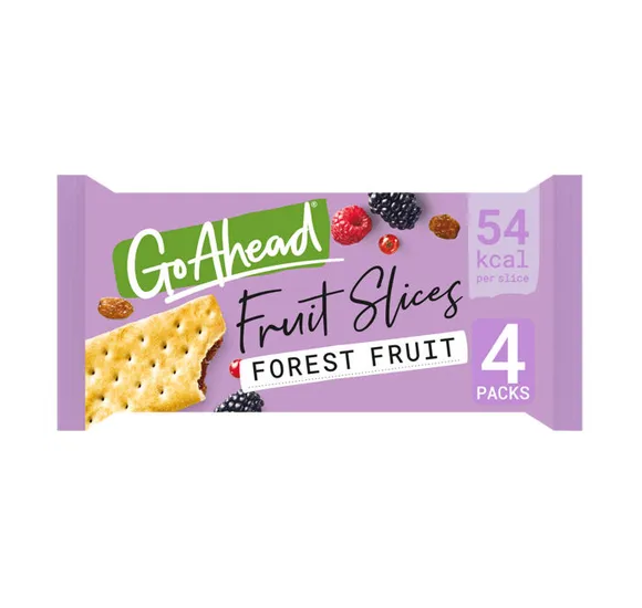 Go Ahead Forest Fruit Crispy Fruit Slices 4pk 174.4g