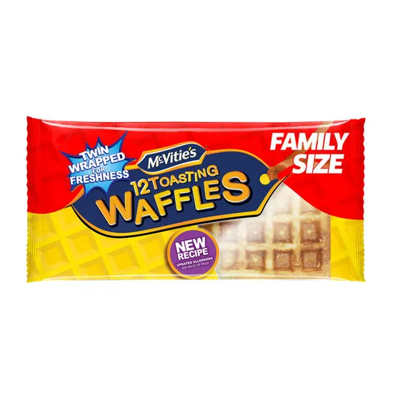 McVities Toasting Waffles 12pk 306.8g
