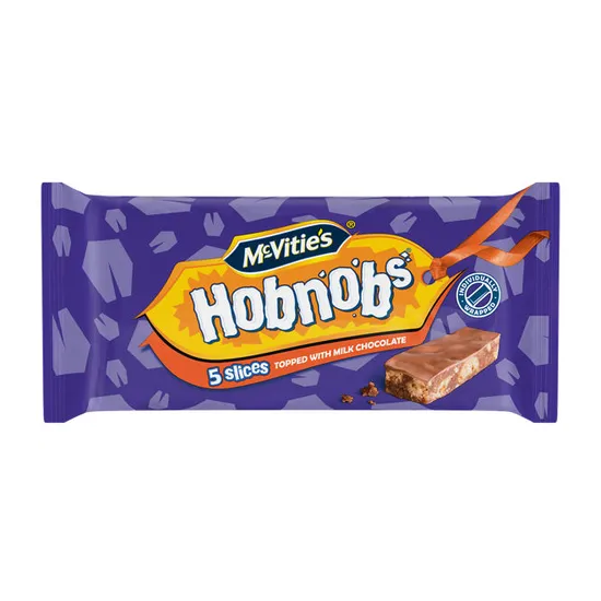 McVities Hobnob Choc Slices 5pk 128.6g