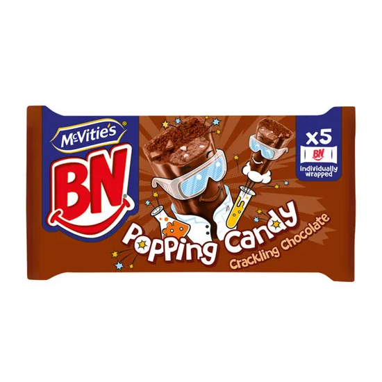 McVities BN Popping Candy Choc Cake 5pk 130g