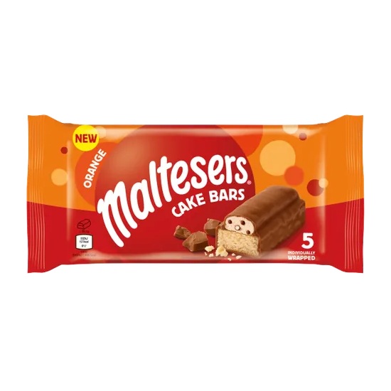 Maltesers Orange Cake Bar 5pk