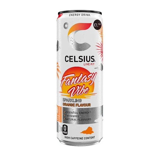 Celsius Energy Fantasy Vibe PM £1.79 355ml 