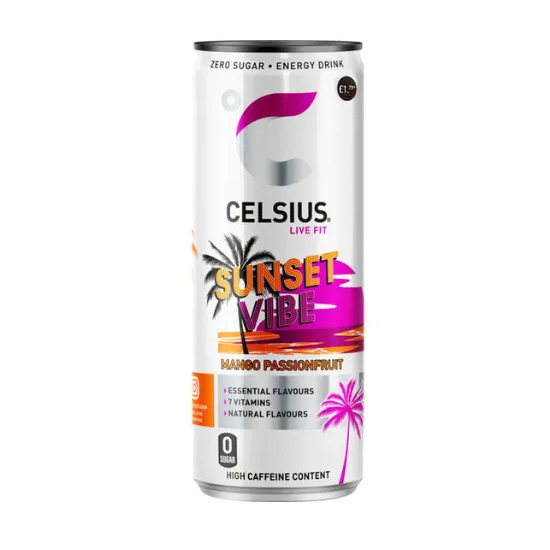 Celsius Energy Sunset Vibe PM £1.79 355ml 