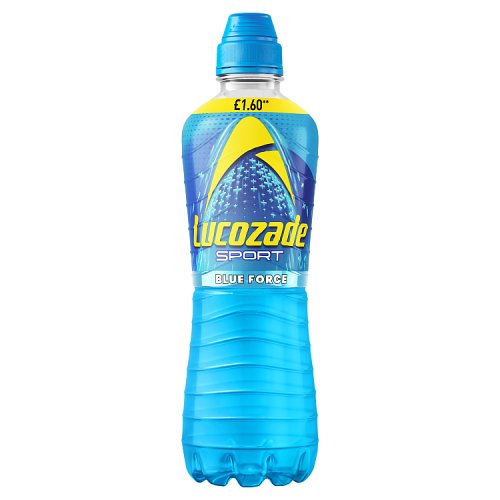 Lucozade Sport Blue Force PM £1.60 500ml NEW