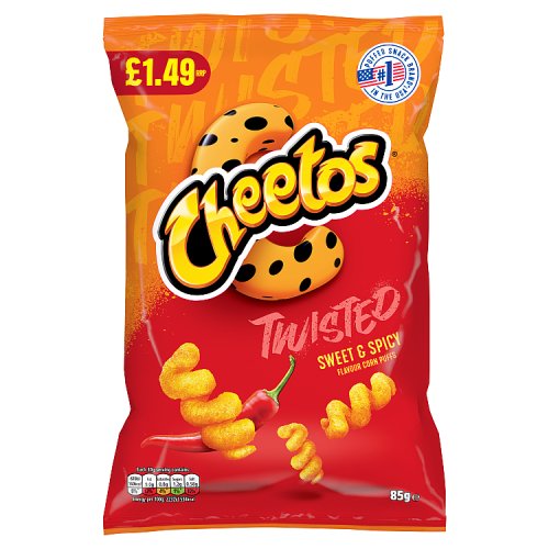 Cheetos Twisted Sweet & Spicy PM £1.49 85g